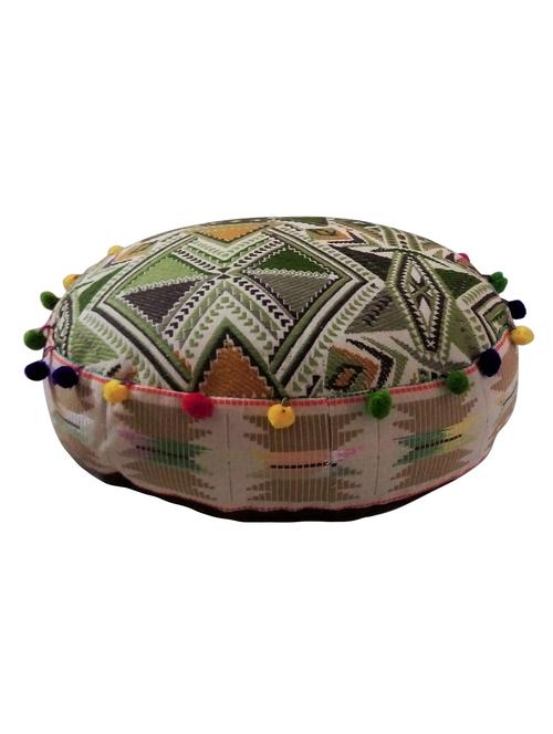jacquard cotton woven floor cushion - 12243370 - Standard Image - 1
