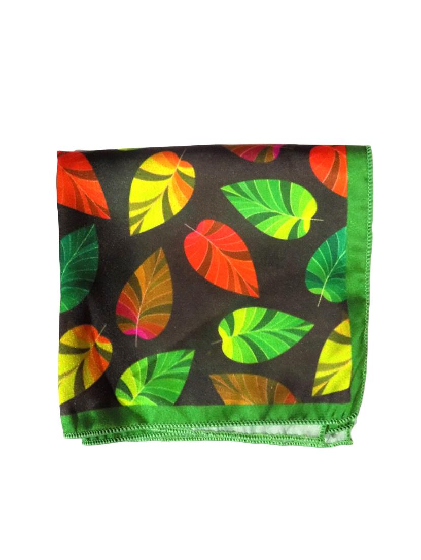 green polyester handkerchief - 12243580 - Zoom Image - 2