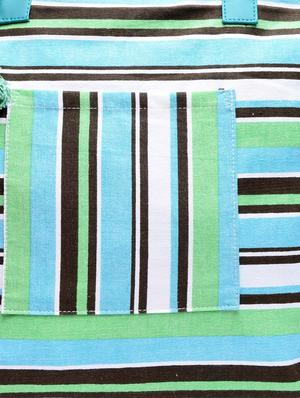 multicolor yarn dyed striped canvas tote bag - 1224460 - Standard Image - 4