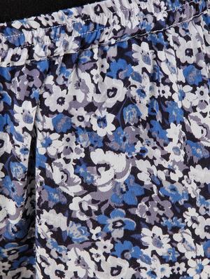 blue rayon short - 12245091 - Standard Image - 4