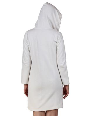 solidwhite fleece over coat - 12251268 - Standard Image - 3