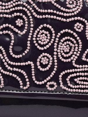 purple faux leather purse - 1225195 - Standard Image - 4