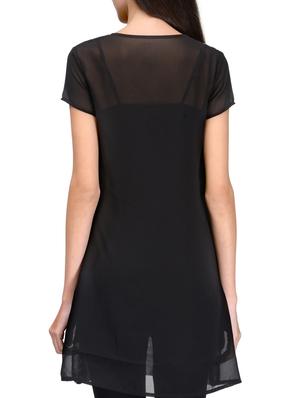 round neck polka dot tunic - 12252288 - Standard Image - 3