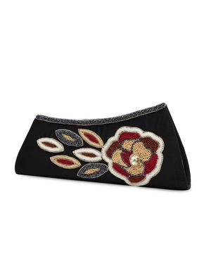 black dupion silk clutch - 1225262 - Standard Image - 5