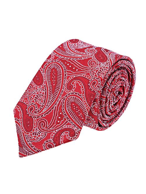 red micro fiber tie - 12253081 - Standard Image - 1