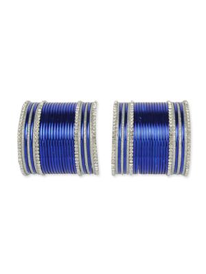 blue metal bangle (set of 54) - 12262061 - Standard Image - 2