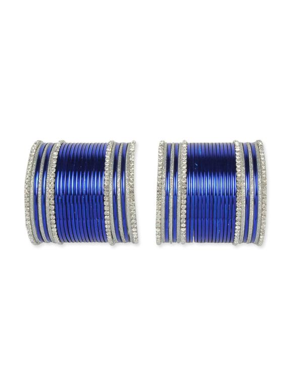 blue metal bangle (set of 54) - 12262061 - Zoom Image - 2
