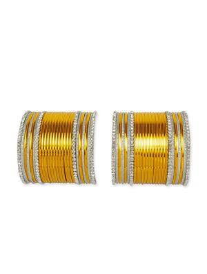 yellow metal bangle (set of 54) - 12262097 - Standard Image - 2