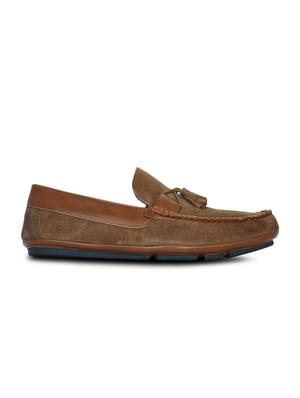 brown suede slip on loafer - 12266190 -  Standard Image - 1