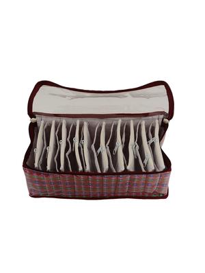 multi colored cotton polyester blend pouch - 12266284 - Standard Image - 3