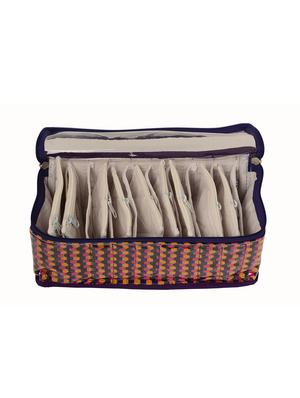 multi colored cotton polyester blend pouch - 12266293 - Standard Image - 3