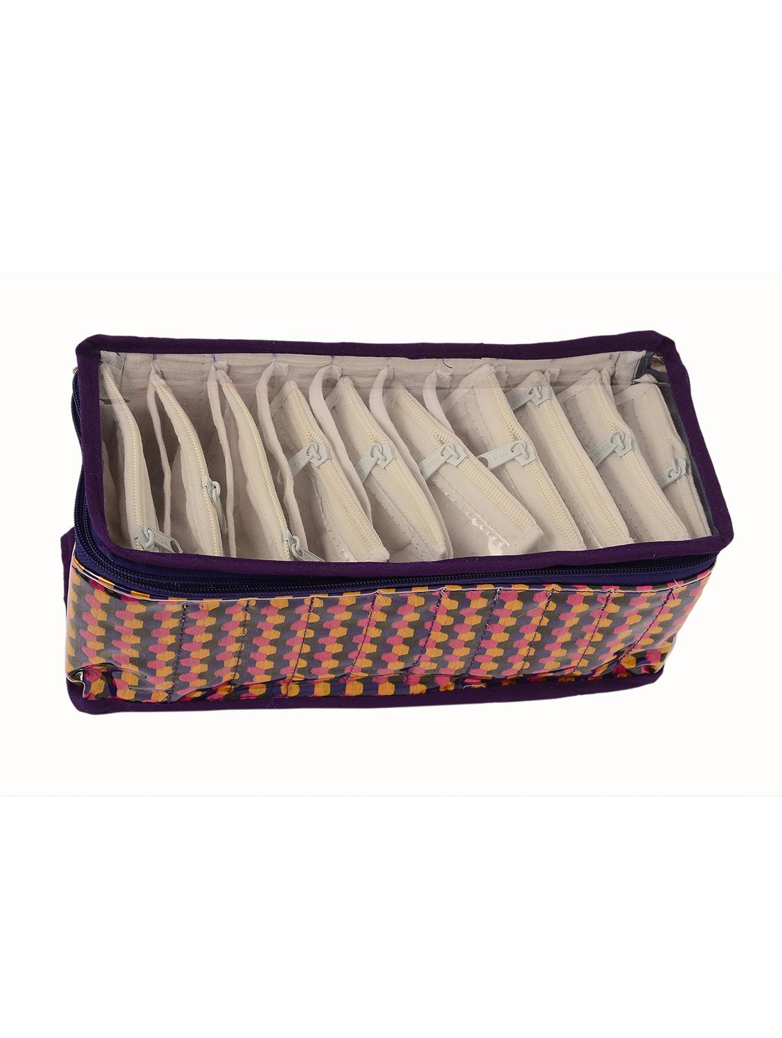 multi colored cotton polyester blend pouch - 12266293 - Zoom Image - 2