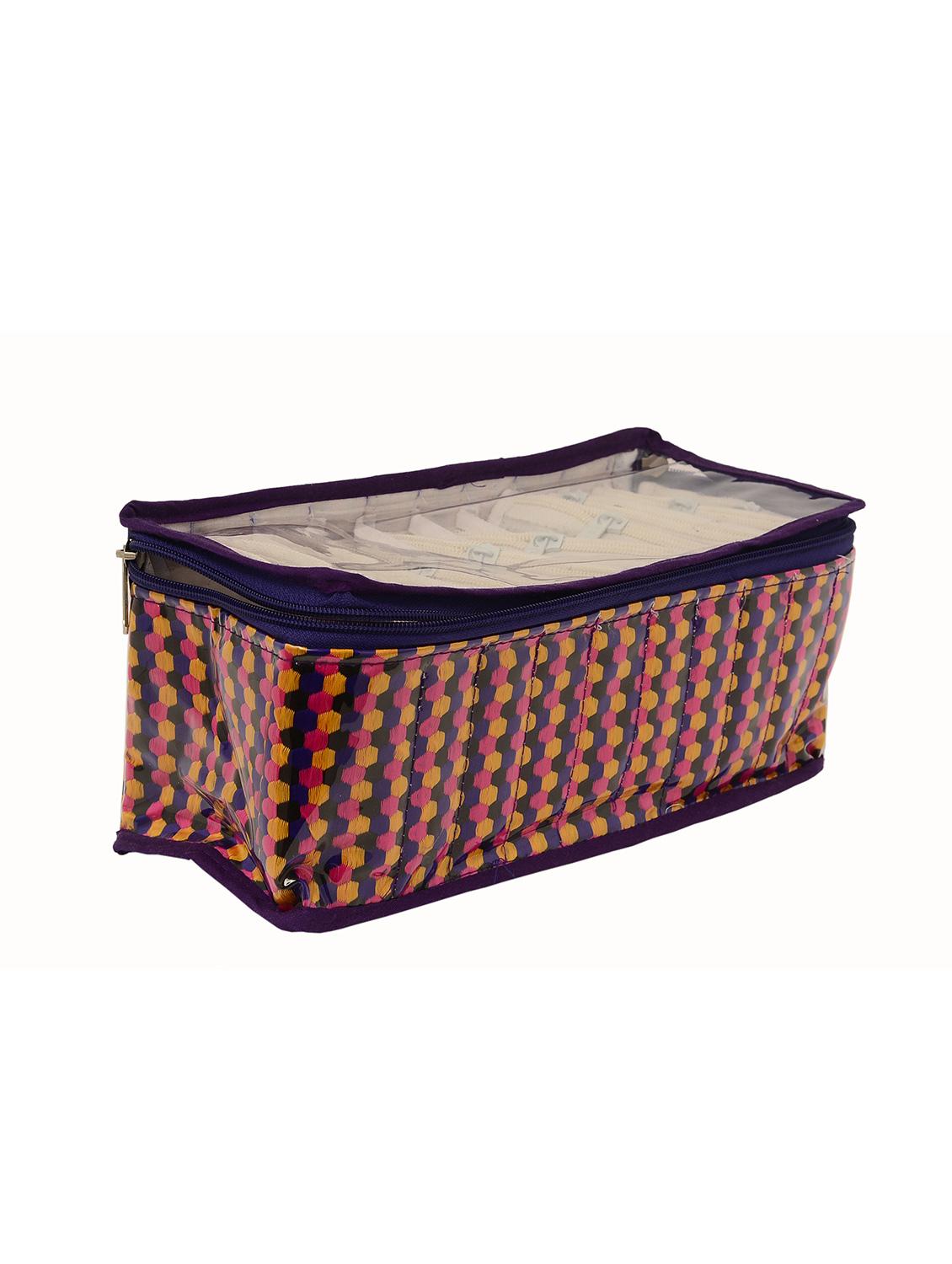 multi colored cotton polyester blend pouch - 12266293 - Zoom Image - 4