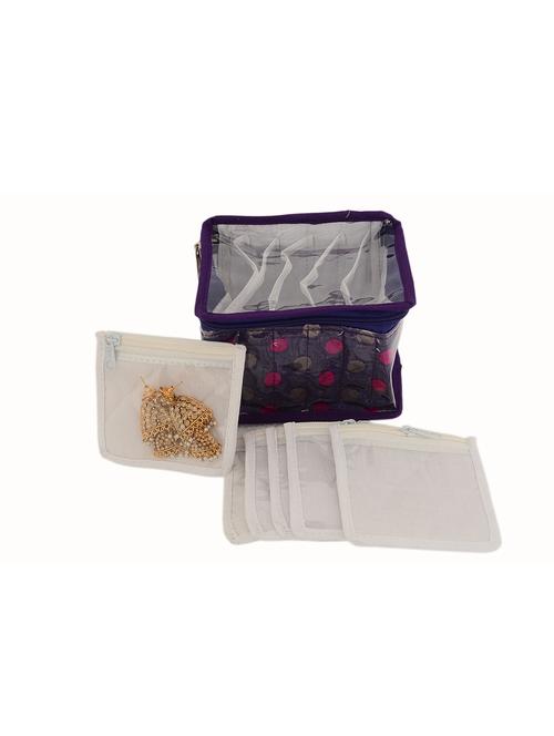 multi colored cotton polyester blend pouch - 12266298 - Standard Image - 1