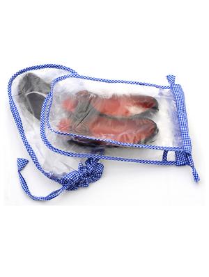 blue polyester pouch (set of 2) - 12266325 - Standard Image - 3