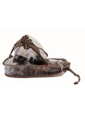 brown polyester pouch (set of 2) - 12266328 - Standard Image - 2