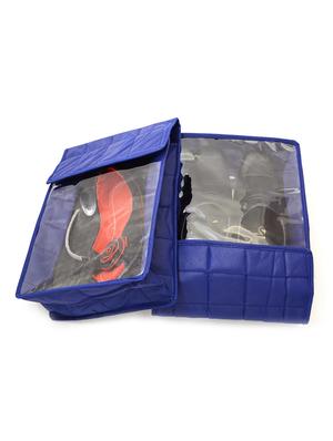 blue polyester pouch (set of 2) - 12266330 - Standard Image - 3