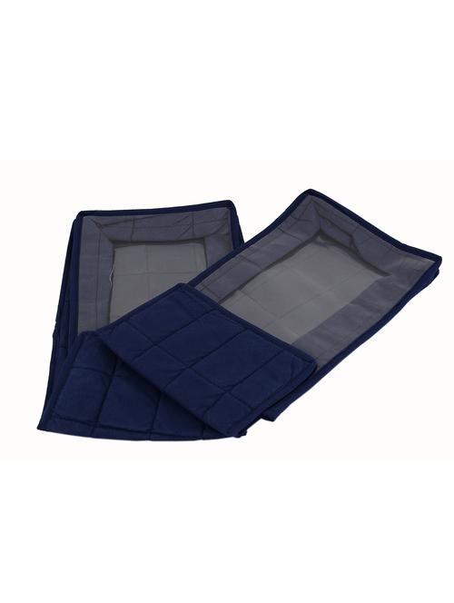 blue polyester pouch (set of 2) - 12266331 - Standard Image - 1