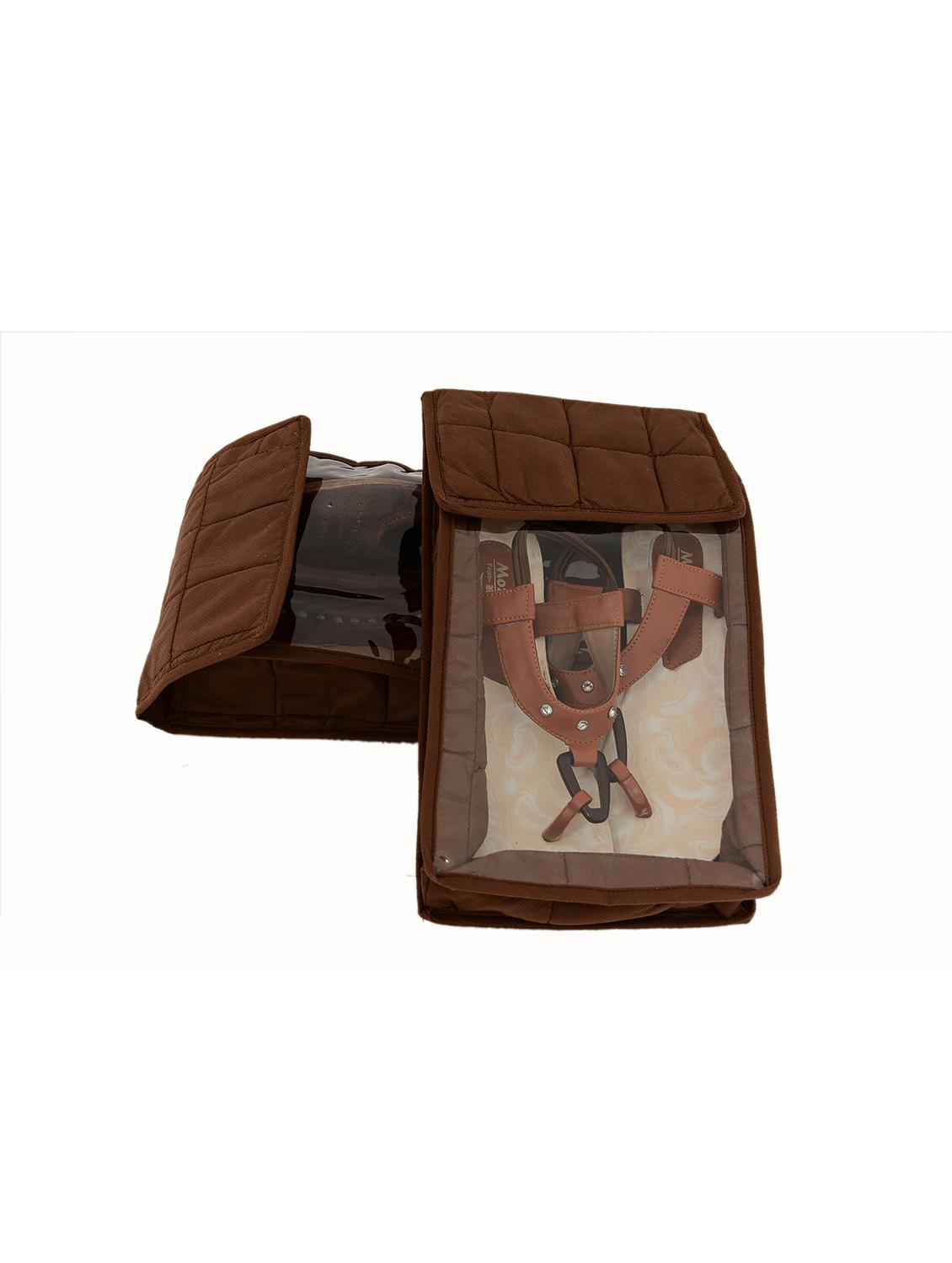 brown polyester pouch (set of 2) - 12266332 - Zoom Image - 2