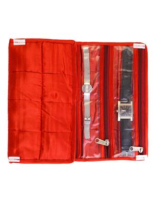 red satin pouch - 12266349 - Standard Image - 3