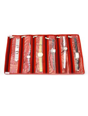 red satin pouch - 12266349 - Standard Image - 5