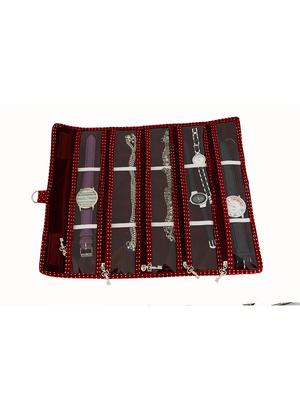 maroon velvet pouch - 12266369 - Standard Image - 2