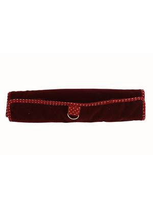 maroon velvet pouch - 12266369 - Standard Image - 4