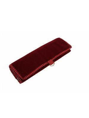 maroon velvet pouch - 12266370 - Standard Image - 4