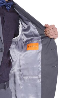 grey polyester formal blazer - 12268452 - Standard Image - 5