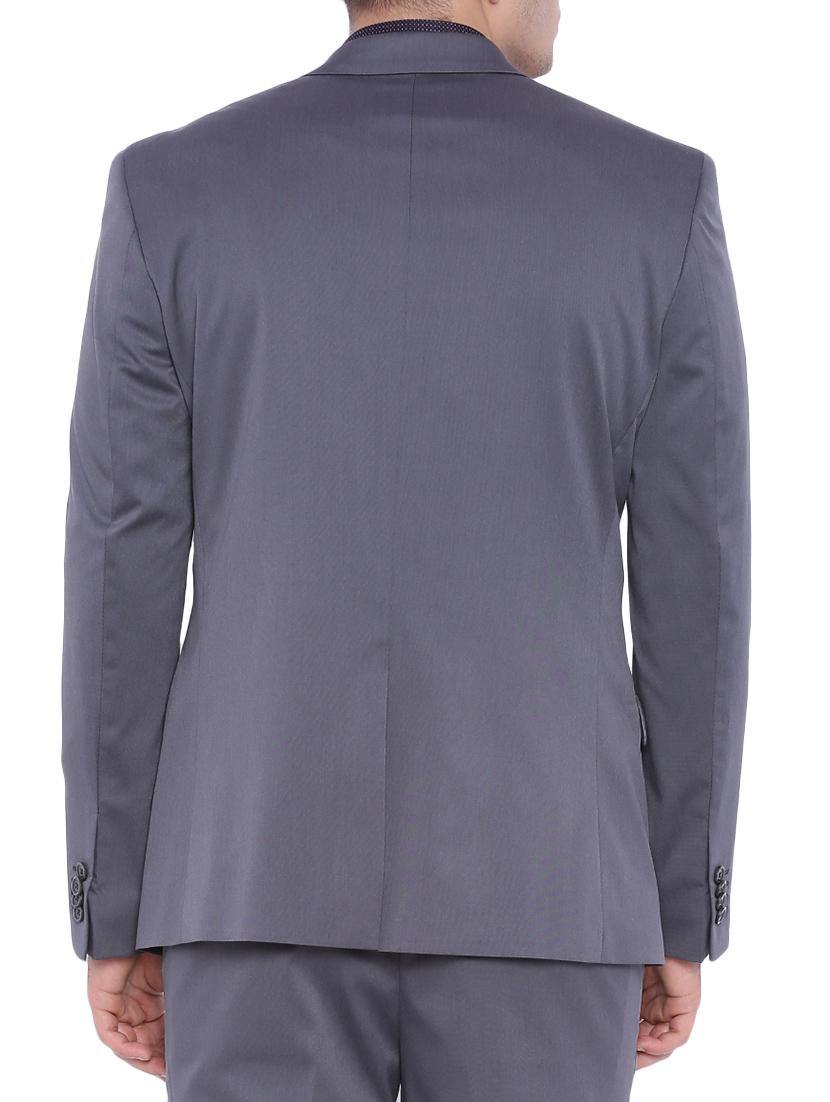 grey polyester formal blazer - 12268452 - Zoom Image - 3