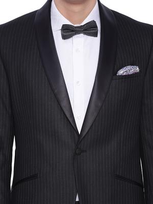 black polyester formal blazer - 12268473 - Standard Image - 4