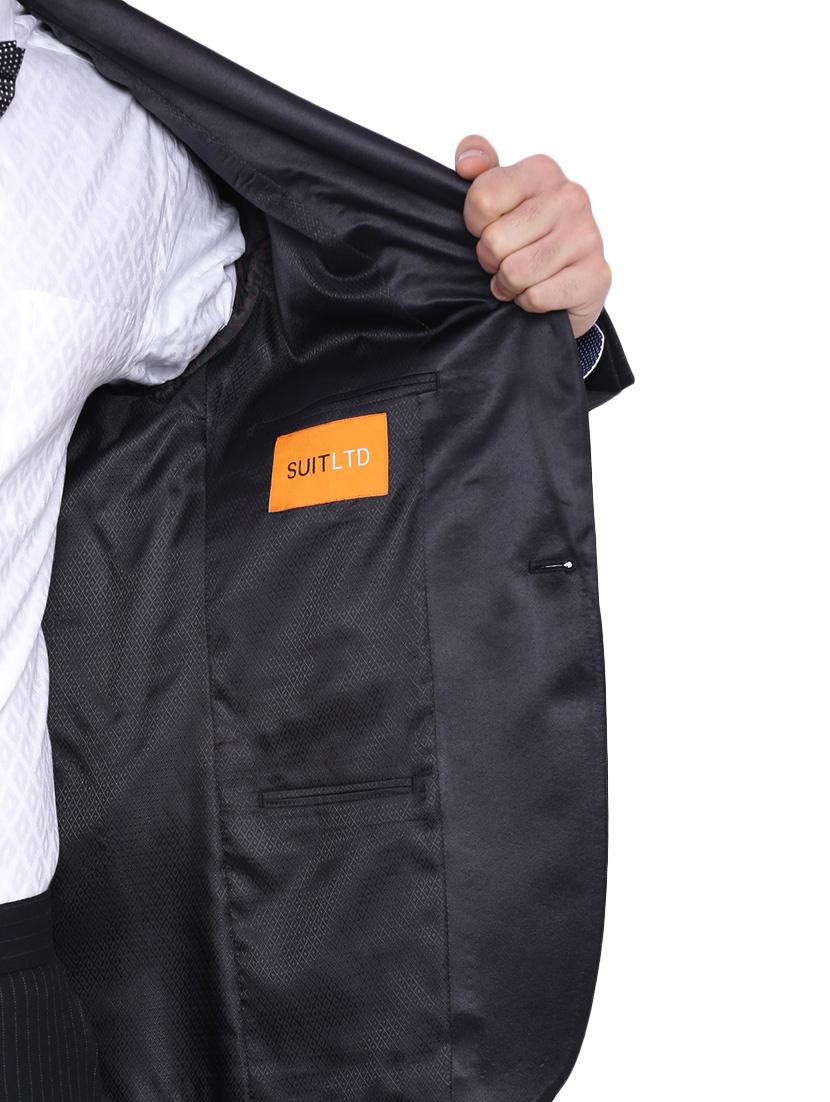 black polyester formal blazer - 12268473 - Zoom Image - 5