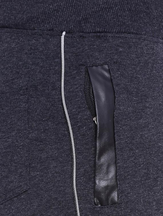 grey cotton jogger - 12268721 - Zoom Image - 4