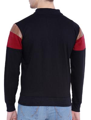 black cotton casual jacket - 12268724 - Standard Image - 3