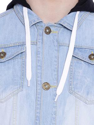 blue washed denim jacket - 12268726 - Standard Image - 4