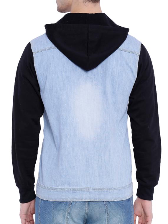 blue washed denim jacket - 12268726 - Zoom Image - 3