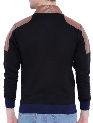black cotton bomber jacket - 12268727 - Standard Image - 3