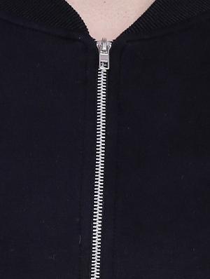 black cotton casual jacket - 12268733 - Standard Image - 4