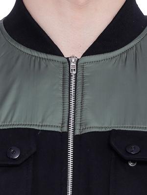 green cotton casual jacket - 12268741 - Standard Image - 4