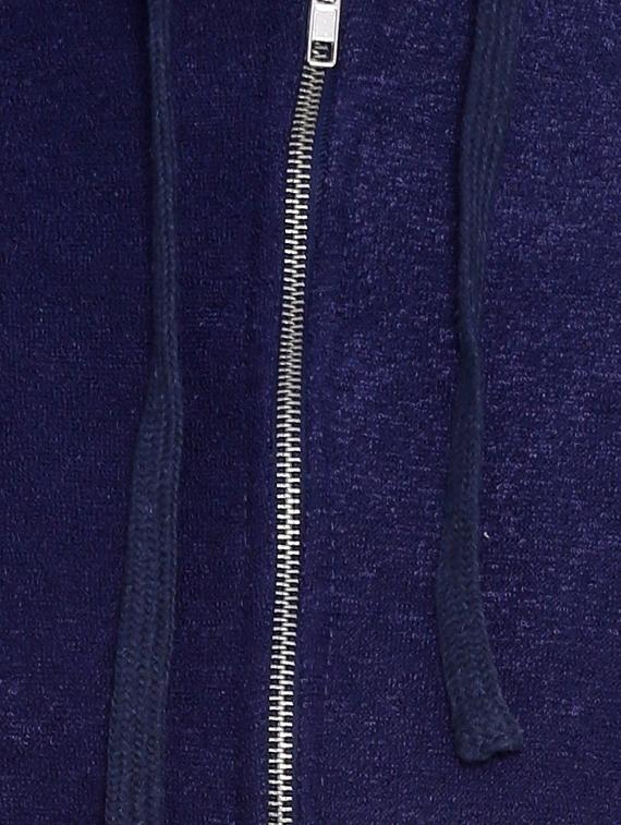 navy blue color block sweatshirt - 12268757 - Zoom Image - 4