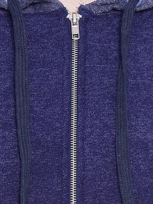 solid navy blue cotton sweatshirt - 12268761 - Standard Image - 4