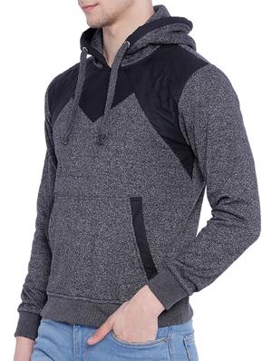 grey cotton colour block sweatshirt - 12268764 - Standard Image - 2