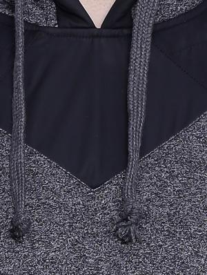 grey cotton colour block sweatshirt - 12268764 - Standard Image - 4