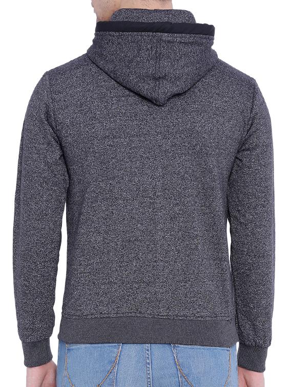 grey cotton colour block sweatshirt - 12268764 - Zoom Image - 3