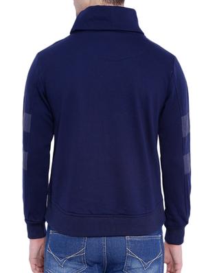 navy blue cotton sweatshirt - 12268765 - Standard Image - 3