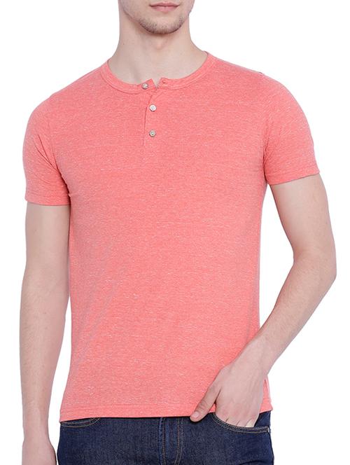 coral cotton t-shirt - 12268775 - Very Small Image - 1