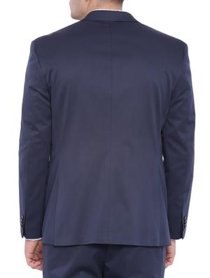 navy blue polyester formal blazer - 12269111 - Standard Image - 4