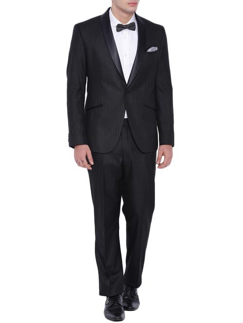 black polyester formal blazer - 12269122 - Standard Image - 1