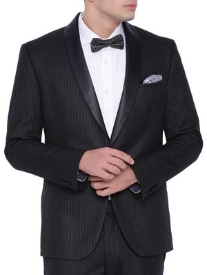 black polyester formal blazer - 12269122 - Standard Image - 2