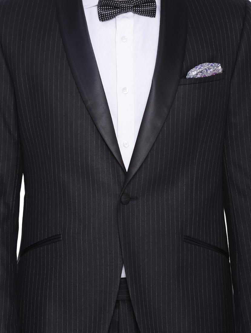 black polyester formal blazer - 12269122 - Zoom Image - 5